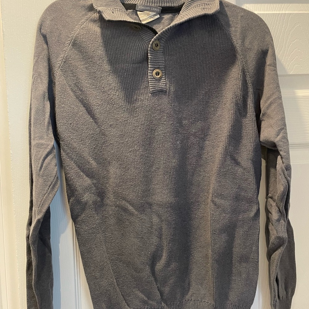 Jordan Craig Gray Knit Sweater